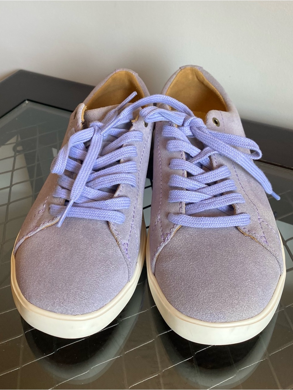 Cole Haan Lavender Suede Women's Sneakers - Picture 5 of 6